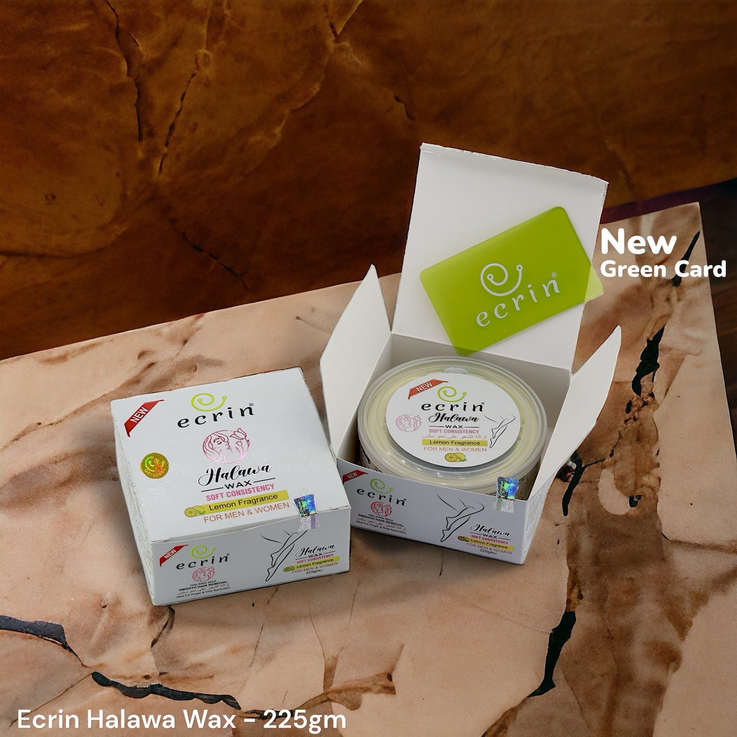 Ecrin Halawa Wax - 100% Lemon & Sugar Base - Free Wax Card - 225 gram - β
Guaranteed Results