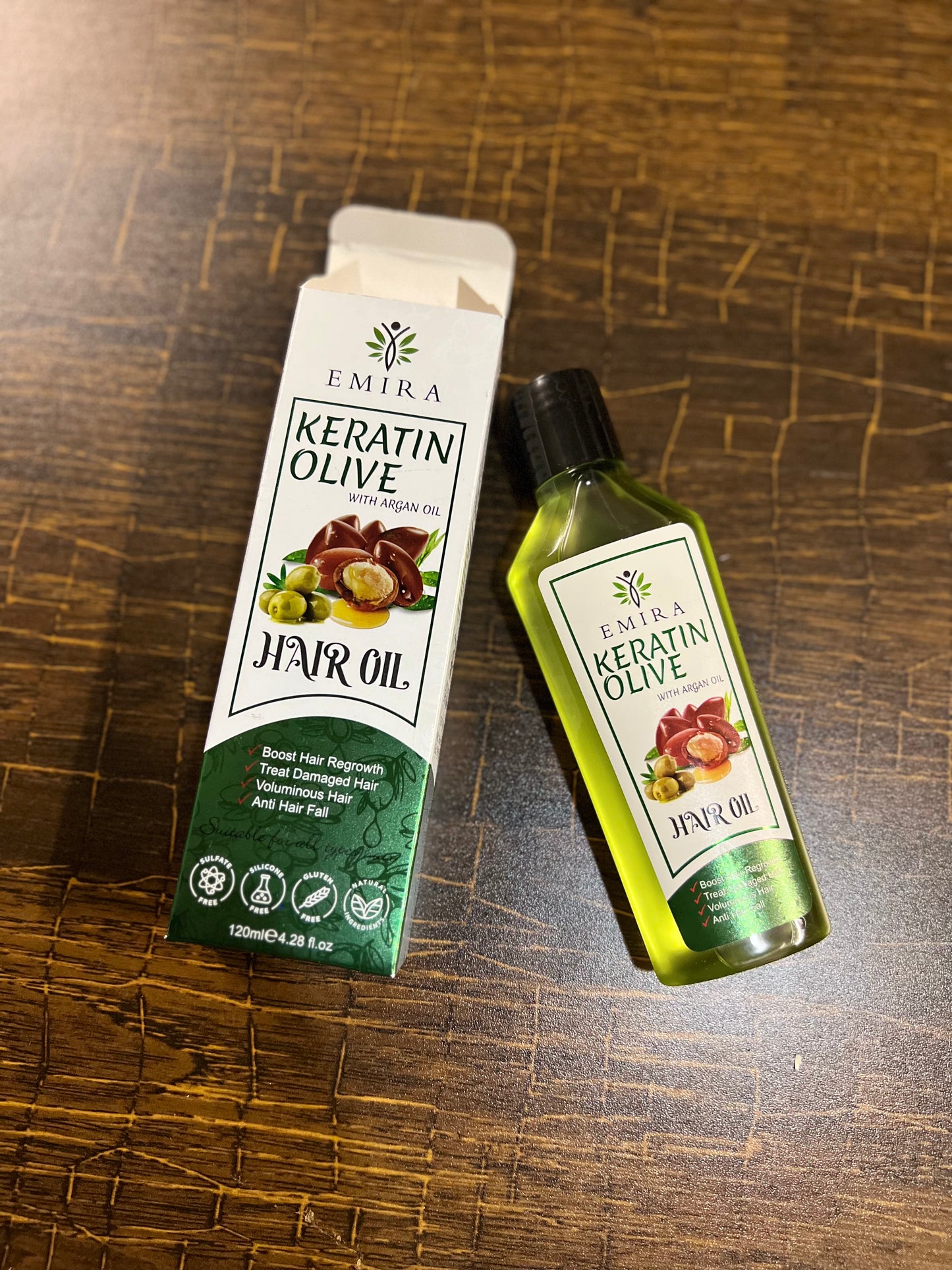 Emira Hair Oil - Keratin & Olive - Hair Treatment by Emira - Free Delivery