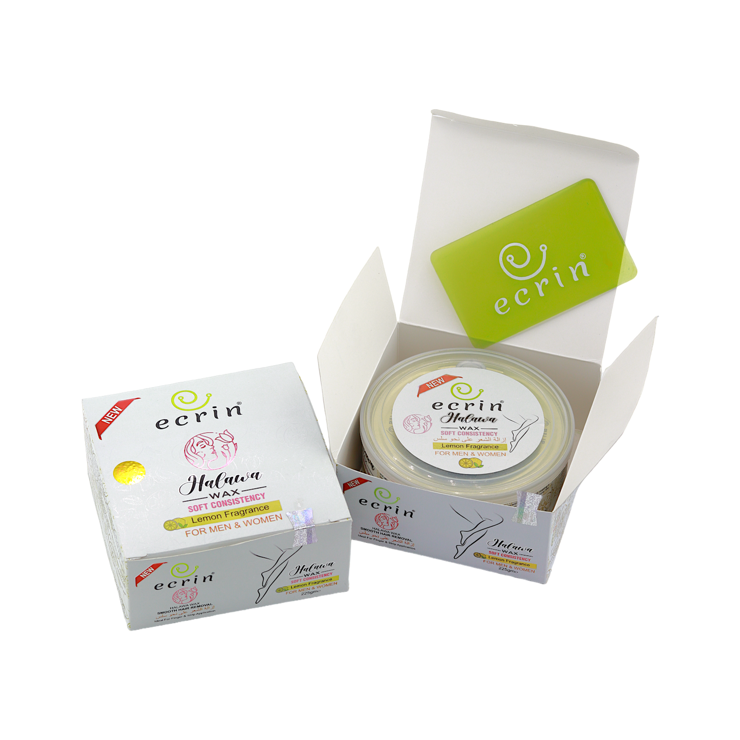 Ecrin Halawa Wax - 100% Lemon & Sugar Base - Free Wax Card - 225 gram - β
Guaranteed Results