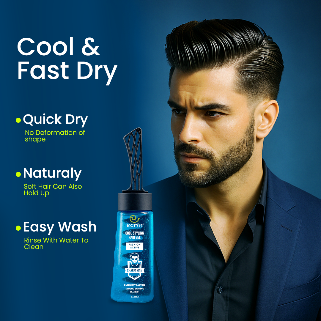 ECRIN COOL STYLING HAIR GEL WITH ACTIVE COLLAGEN - 280ml
