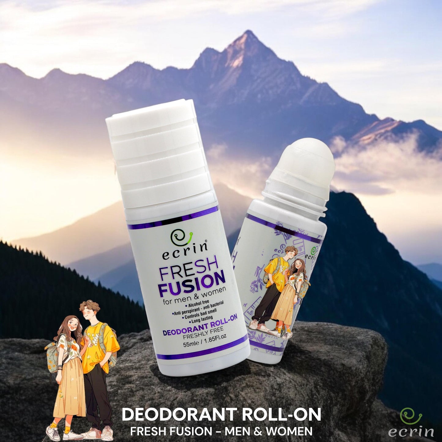 Ecrin Fresh Fusion Roll On-Deodorant