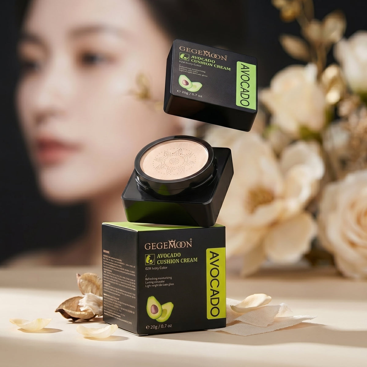 Avocado Nourishing Cushion Cream – Deep Moisturizing, Softening & Skin Barrier Strengthening Daily Moisturizer