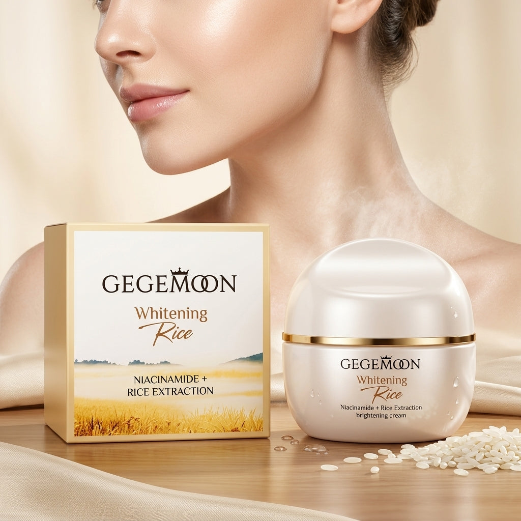 Rice Whitening Face Cream 50g – Brightening, Even Skin Tone & Deep Nourishing Daily Moisturizer