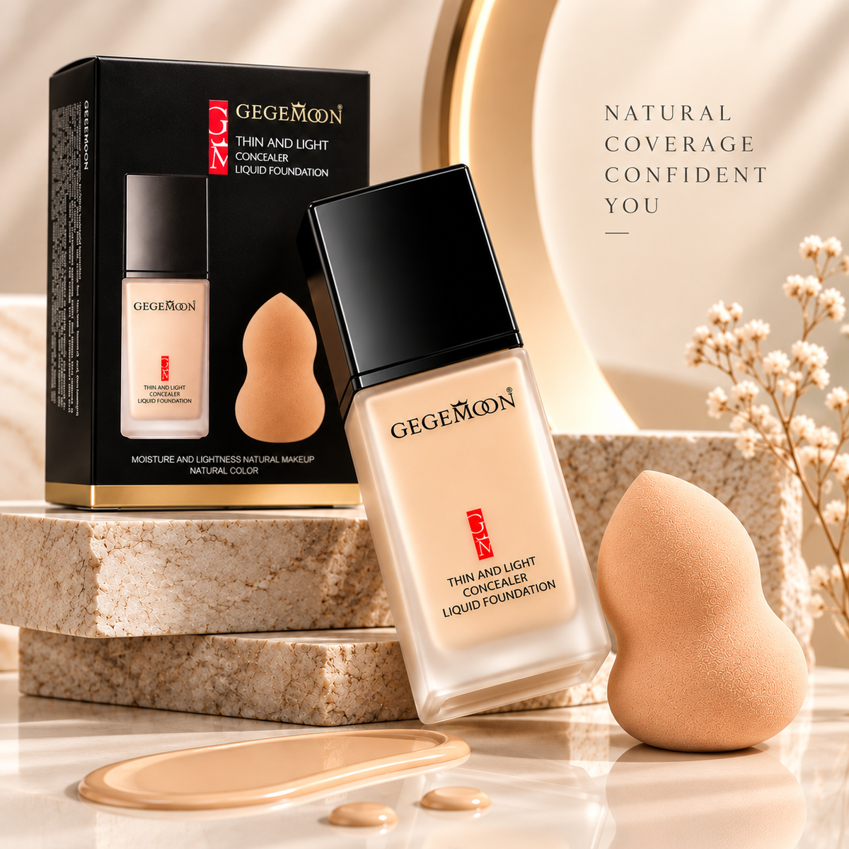 Gegemoon Thin and Light Foundation Set - Natural Finish