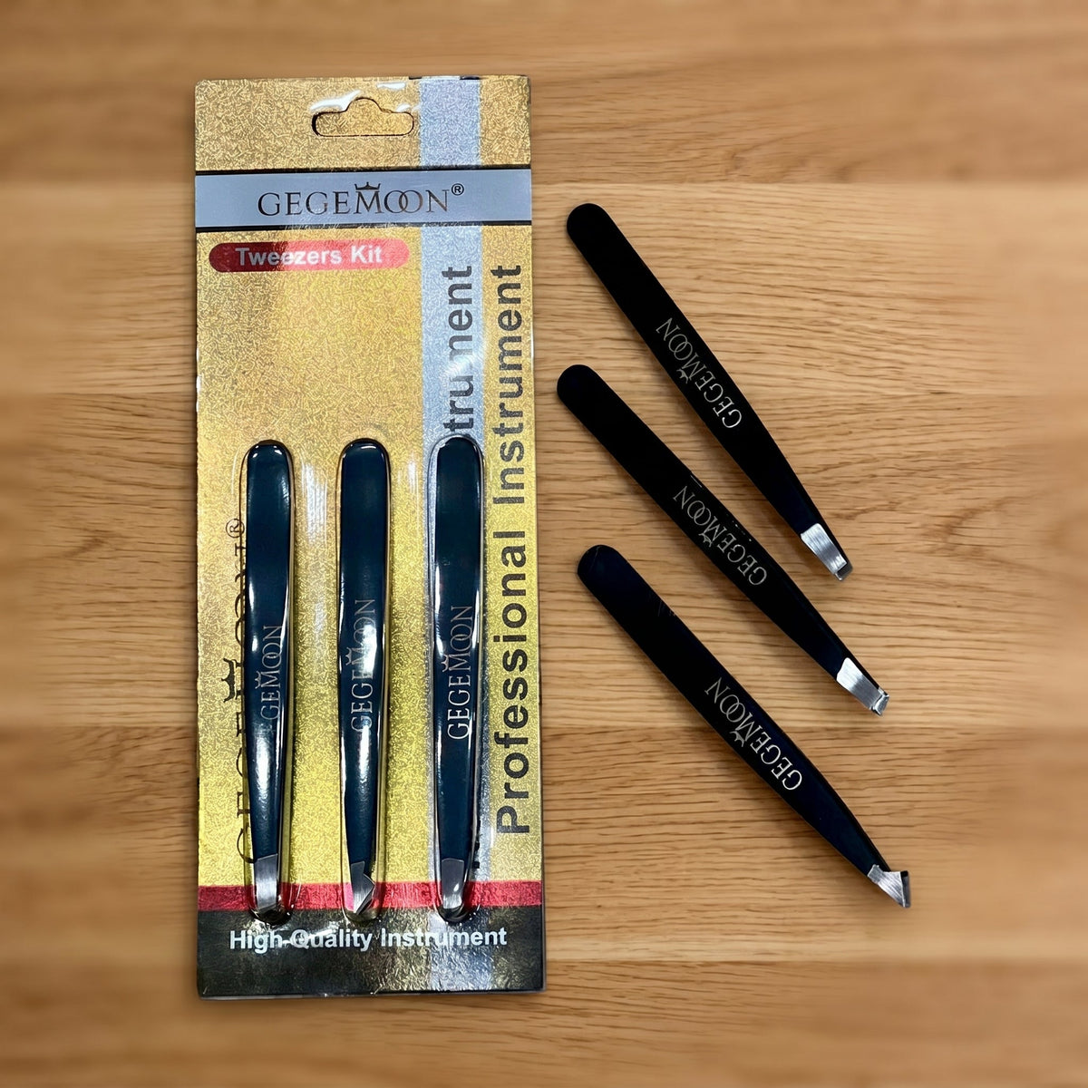 3-in-1 Professional Tweezer Set – Precision Eyebrow Shaping, Hair Removal & Grooming Beauty Tools Kit