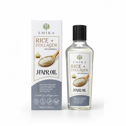 EMIRA Rice Collagen & Minerals Hair Oil