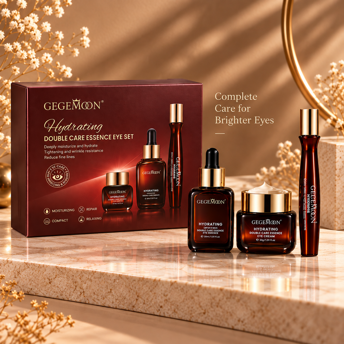 Gegemoon Hydrating Double Care Set - Contents