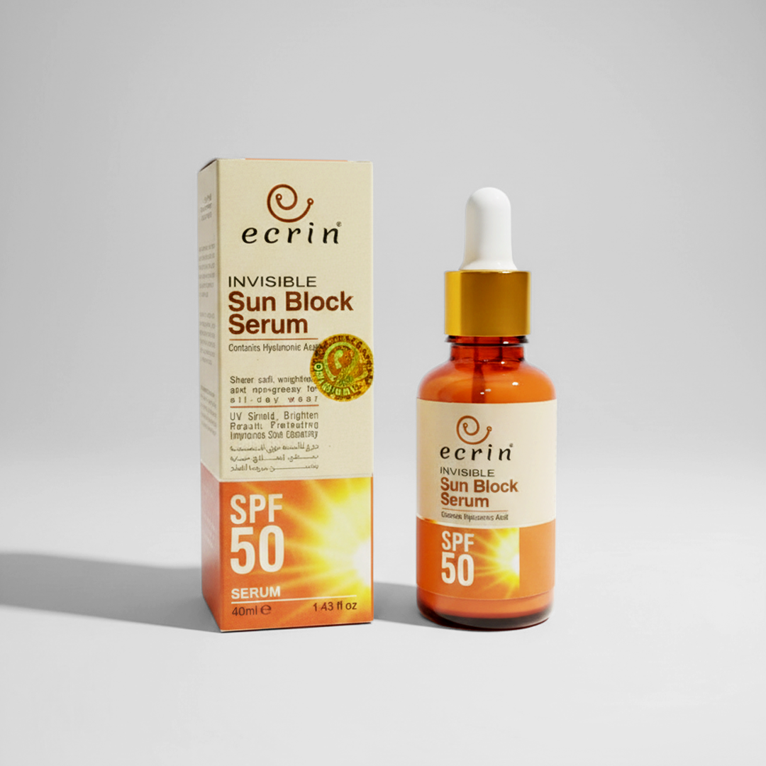Ecrin Sun Block Serum (invisible) - 40ml - Get Incredible Results ￼